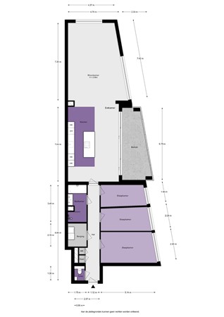 Floorplan - Lloydkade 727, 3024 WZ Rotterdam